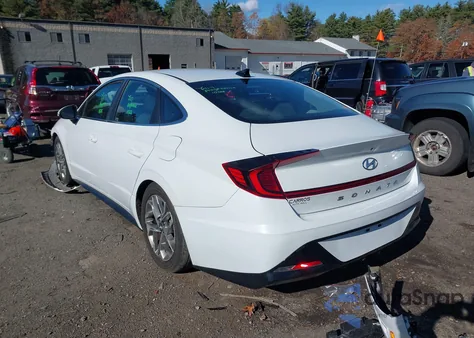 2021 Hyundai Sonata Sel z USA, uszkodzony, nr VIN 5NPEL4JA2MH100752